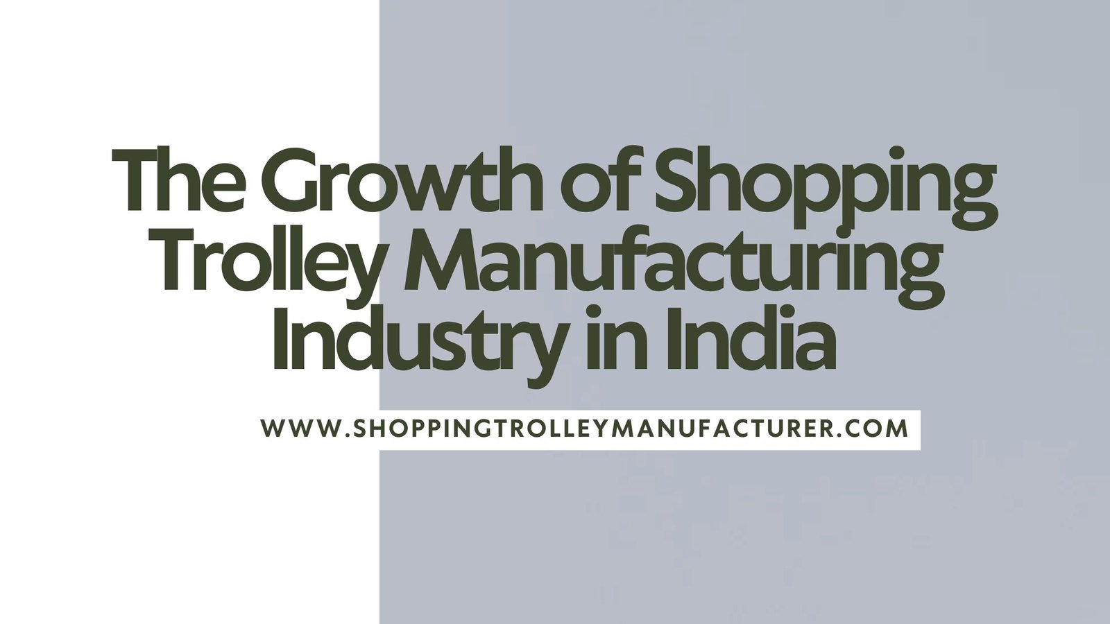 Shopping Trolley Manufacturer